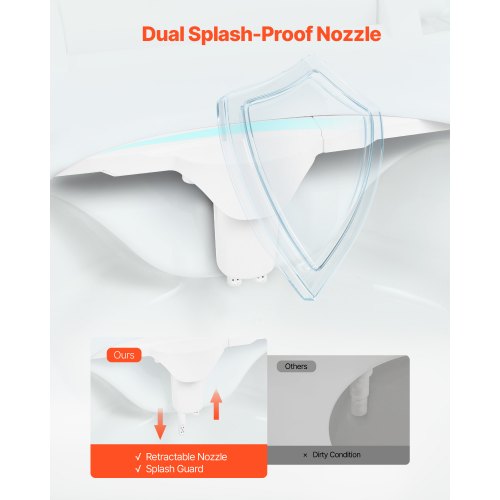 Bidet Attachment for Toilet 03 Ultra Thin Bidet Toilet Seat Attachment –