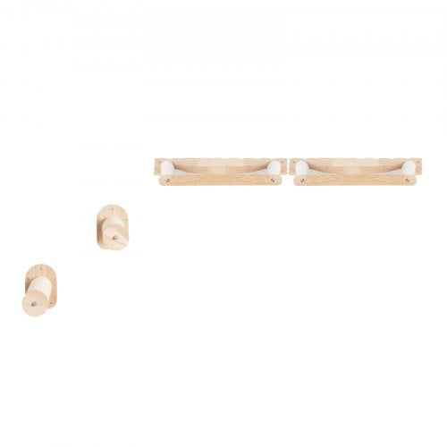 Wall Mounted Cat Shelves with 2 Jumping Posts 2 Hammocks up to 40 lbs