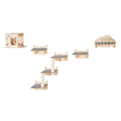 Wall Mounted Cat Shelves Cat Wall Shelves and Perches with Jumping Boards