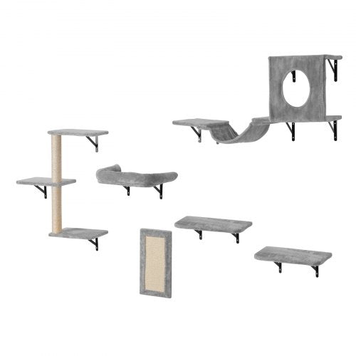 Wall Mounted Cat Shelves Cat Wall Shelves and Perches with Jumping Boards