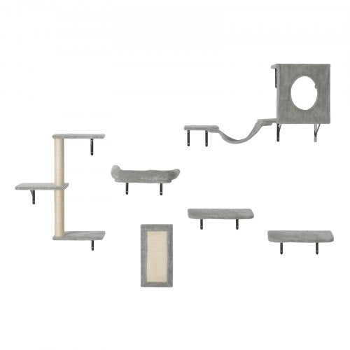 Wall Mounted Cat Shelves Cat Wall Shelves and Perches with Jumping Boards