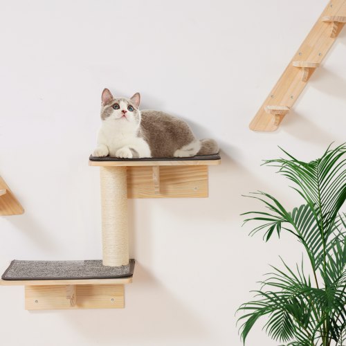 Wall Mounted Cat Shelves Cat Wall Shelves and Perches with Jumping Boards