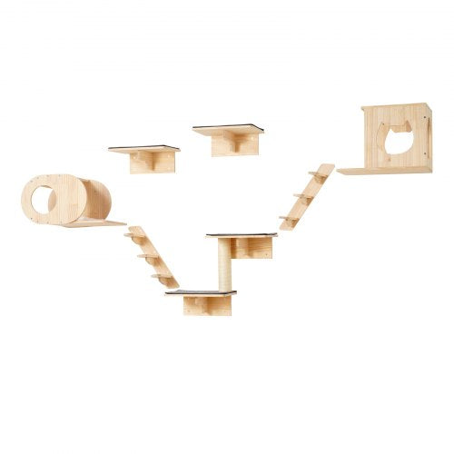 Wall Mounted Cat Shelves Cat Wall Shelves and Perches with Jumping Boards