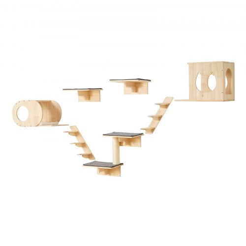 Wall Mounted Cat Shelves Cat Wall Shelves and Perches with Jumping Boards