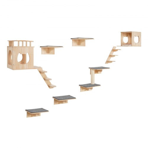 Wall Mounted Cat Shelves Cat Wall Shelves and Perches with Jumping Boards