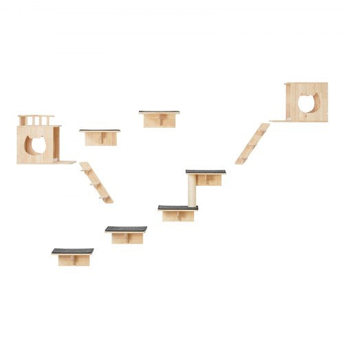 Wall Mounted Cat Shelves Cat Wall Shelves and Perches with Jumping Boards