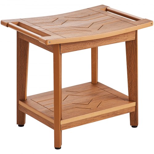 Poly Lumber Shower Bench 21 x 14 x 18.5 in Shower Stool Chair for Bathroom –