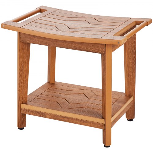 Poly Lumber Shower Bench 21 x 14 x 18.5 in Shower Stool Chair for Bathroom –
