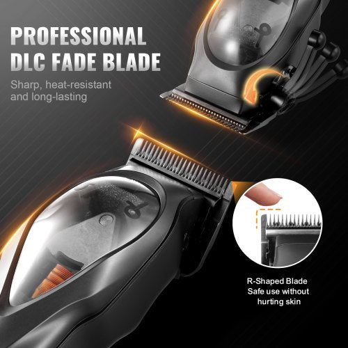 Hair Clipper for Men with Magnetic Motor 10000RPM Cordless Barber Clipper