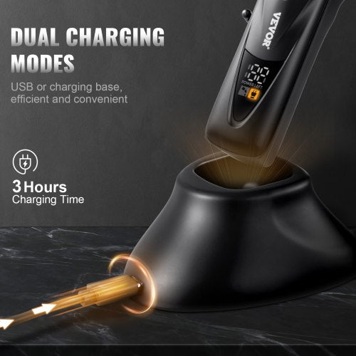 Hair Clipper for Men with Magnetic Motor 10000RPM Cordless Barber Clipper