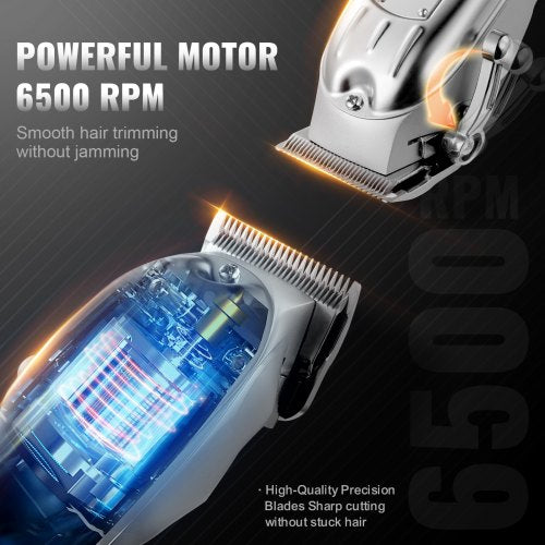 Professional Hair Clipper for Men Cordless Barber Clippers and Trimmers