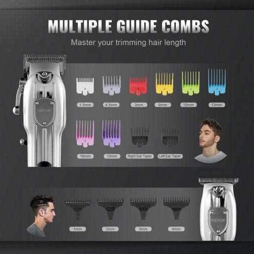 Professional Hair Clipper for Men Cordless Barber Clippers and Trimmers