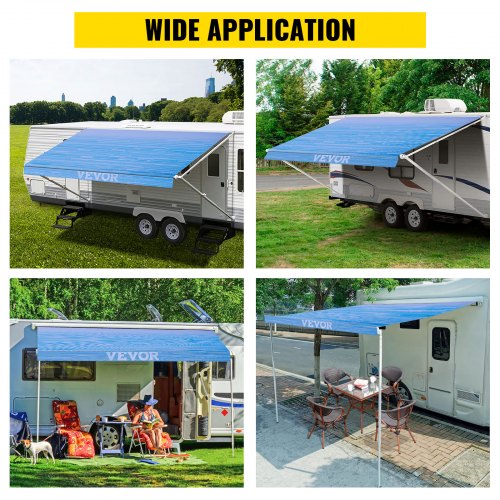 RV Awning 15 Camper Awning Fabric Trailer Awning Canopy Patio Camping Car