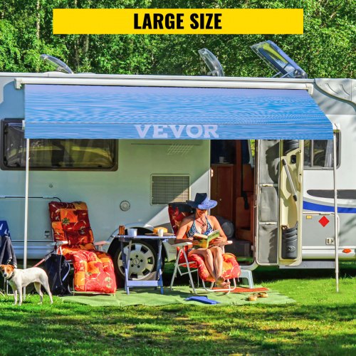 RV Awning 16 Camper Awning Fabric Trailer Awning Canopy Patio Camping Car