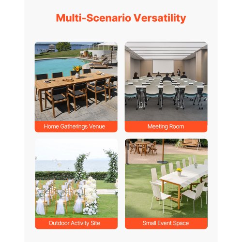 Folding Chair Rack 150 LBS Capacity Heavyduty Chair Cart for Stacking 10