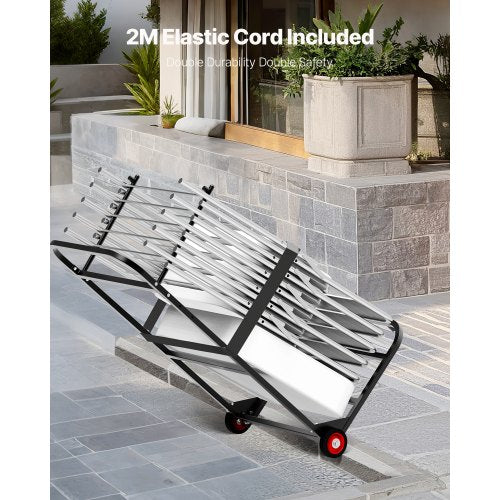 Folding Chair Rack 100 LBS Capacity Heavyduty Chair Cart for Hanging 10