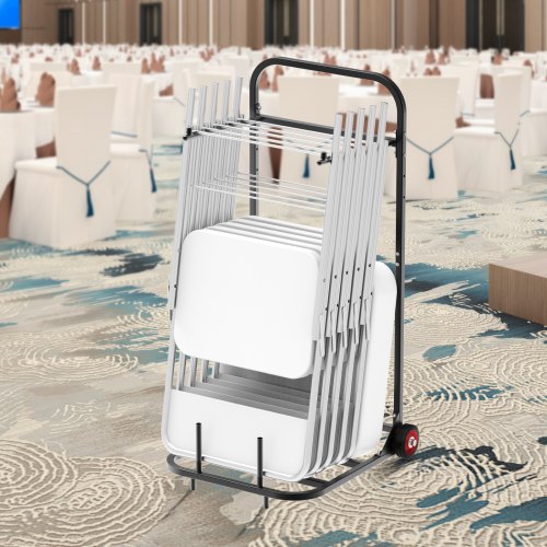 Folding Chair Rack 100 LBS Capacity Heavyduty Chair Cart for Hanging 10