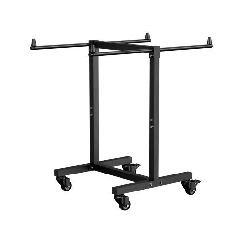 Folding Chair Rack 200 LBS Capacity Tshape Chair Cart for 14 Chairs