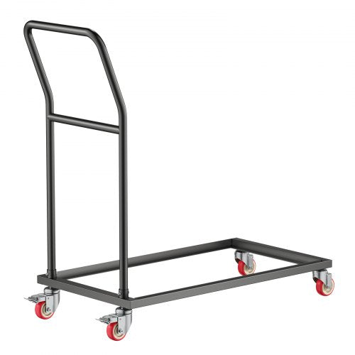 Folding Chair Rack 300 LBS Capacity Lshape Vertical Placement Chair Cart