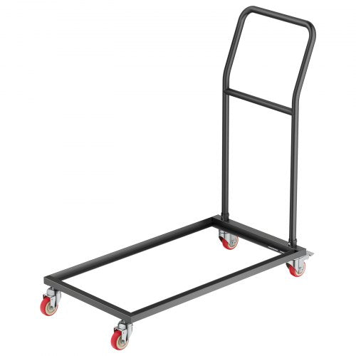 Folding Chair Rack 300 LBS Capacity Lshape Vertical Placement Chair Cart
