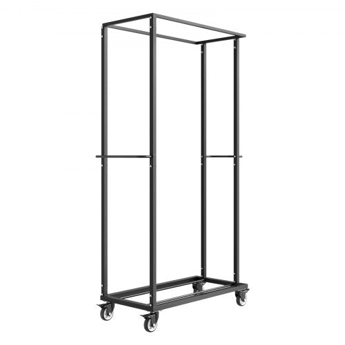 Folding Chair Rack 500 LBS Capacity Heavyduty Chair Cart for 60 Chairs