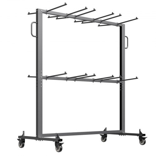 Folding Chair Rack 800 LBS Capacity Heavyduty Chair Cart for 84 Chairs