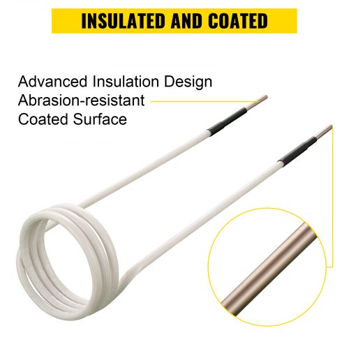 Induction Heater Coil Kit 8PCS Most Used Induction Heater Coils with Varying