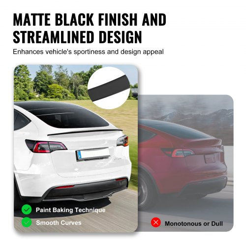 GT Wing Car Spoiler 47.2 inch Spoiler Compatible With Tesla Model Y High