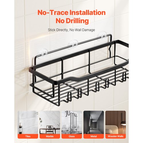 Shower Caddy 5 Pack Adhesive Bathroom Shower Storage Organization Shelves