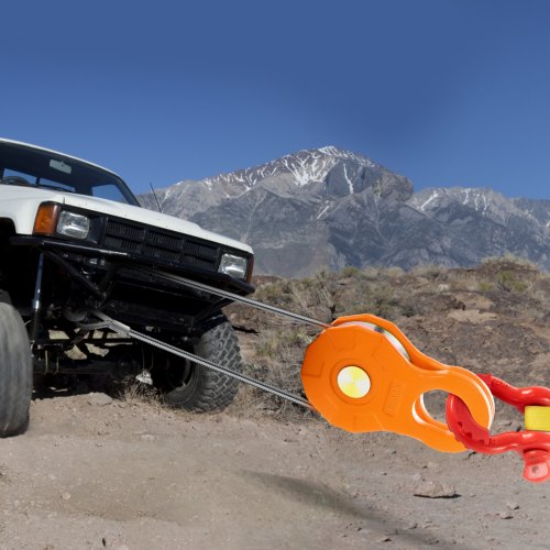 Snatch Block 11T25000 LBS Working Load Limit Heavy Duty Winch Pulley for 055