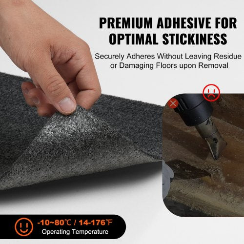 Carpet Tiles Peel and Stick 12” x 12” Squares Self Adhesive Carpet Floor
