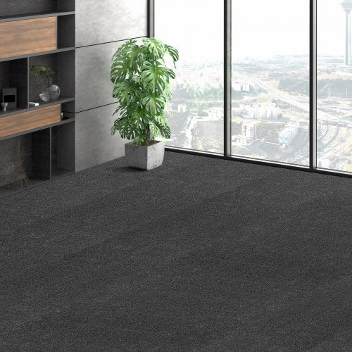 Carpet Tiles Peel and Stick 12” x 12” Squares Self Adhesive Carpet Floor