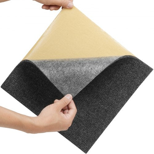 Carpet Tiles Peel and Stick 12” x 12” Squares Self Adhesive Carpet Floor