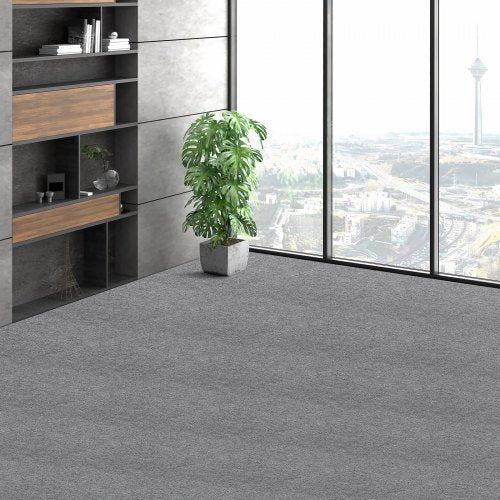 Carpet Tiles Peel and Stick 12” x 12” Squares Self Adhesive Carpet Floor