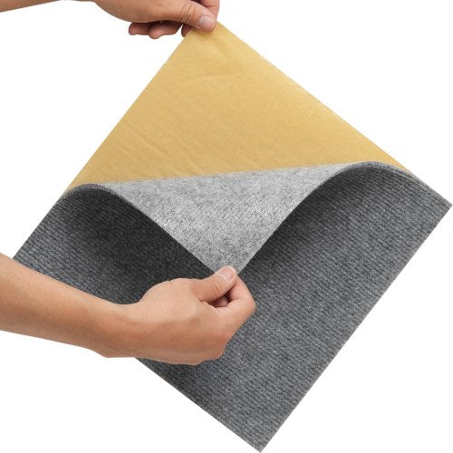 Carpet Tiles Peel and Stick 12” x 12” Squares Self Adhesive Carpet Floor