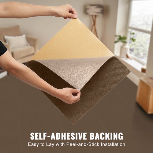 Carpet Tiles Peel and Stick 18” x 18” Squares Self Adhesive Carpet Floor