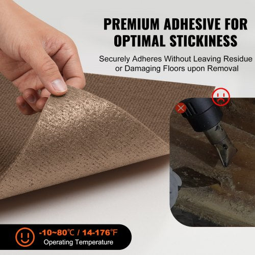Carpet Tiles Peel and Stick 18” x 18” Squares Self Adhesive Carpet Floor