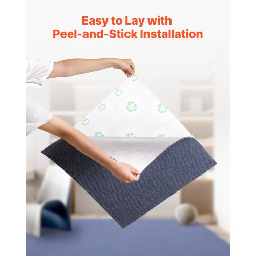Carpet Tiles 24x24 inch 15 Pack Peel and Stick Carpet Square Rug Self