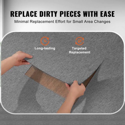 Carpet Tiles Peel and Stick 24” x 24” Squares Self Adhesive Carpet Floor