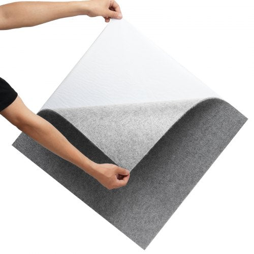 Carpet Tiles Peel and Stick 24” x 24” Squares Self Adhesive Carpet Floor