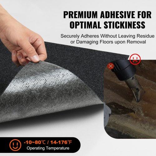 Carpet Tiles Peel and Stick 24” x 24” Squares Self Adhesive Carpet Floor