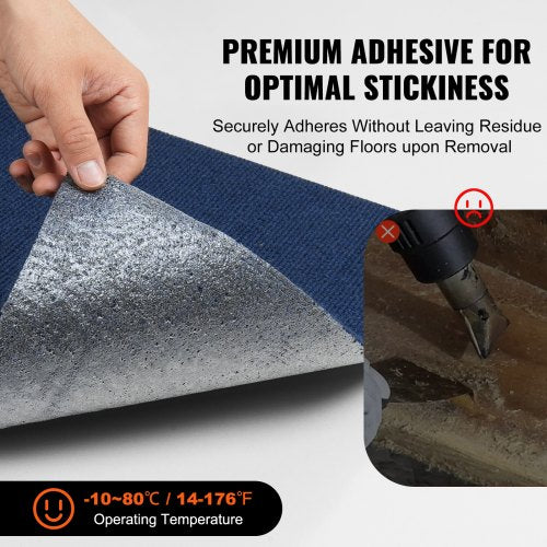 Carpet Tiles Peel and Stick 24” x 24” Squares Self Adhesive Carpet Floor