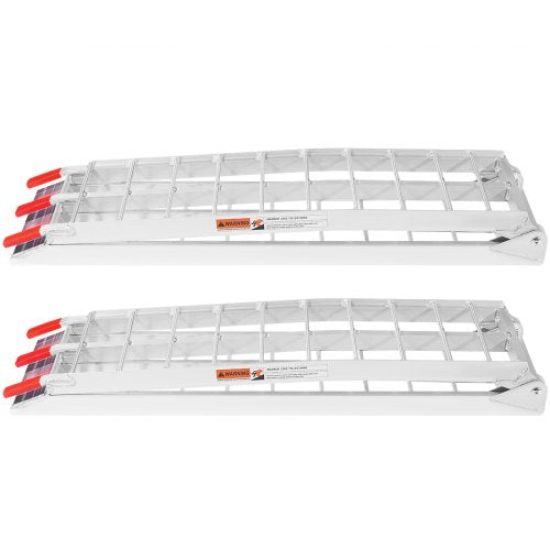 Aluminum Ramps 1500 lbs Folding Loading Ramps for Pickup Trucks Bed