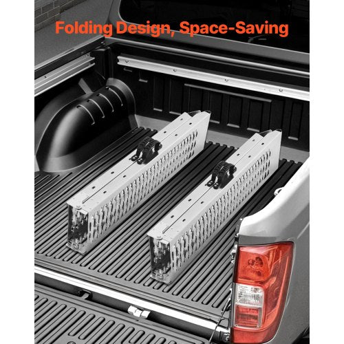 Aluminum Ramps 1000 lbs 2Pcs Heavyduty Ramps with Wider Ramp Surface