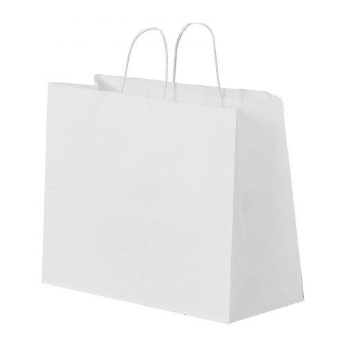 Kraft Paper Bags with Handles 100Pcs 16 x 6 x 12 in Large Paper Grocery