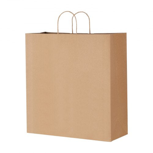 Kraft Paper Bags with Handles 100Pcs 18 x 7 x 19 in Large Paper Grocery
