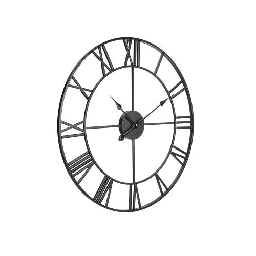 Wall Clock 24 in Wall Clock Roman Numerals Battery Operated Non Ticking