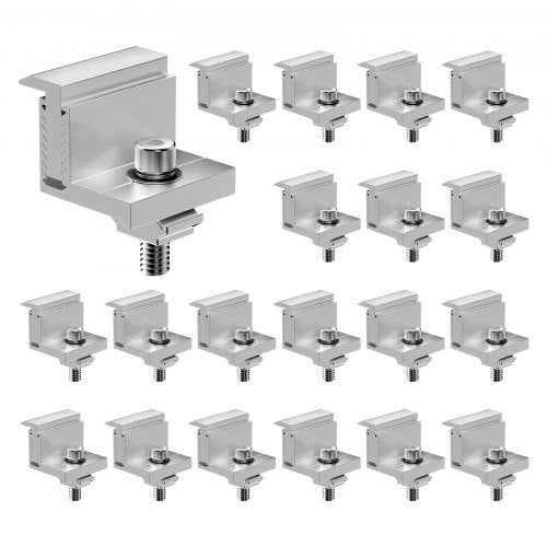 Solar Panel Z Mounting Brackets 3550mm Adjustable Solar Panel End Clamps