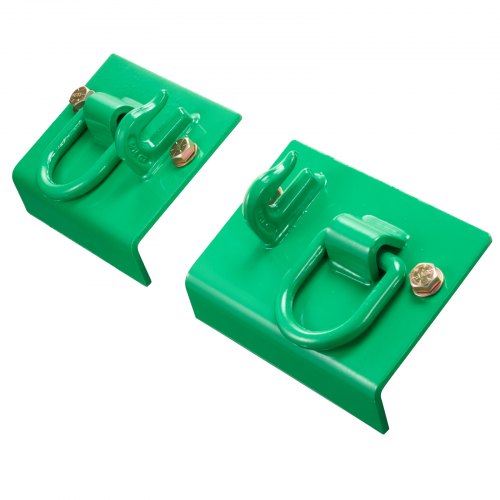 516 Tractor Bucket Hook with Tie Down Ring Grade 70 Forged Steel 2 Pack