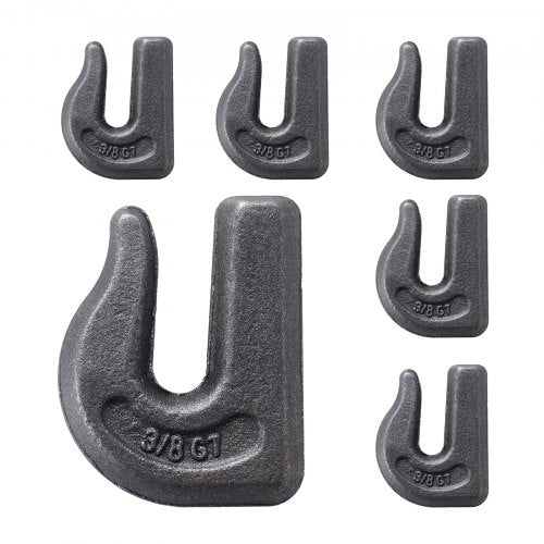 Weldon Grab Chain Hooks 38 Heavy Duty Tow Hook G70 Forged Steel 6 Packs